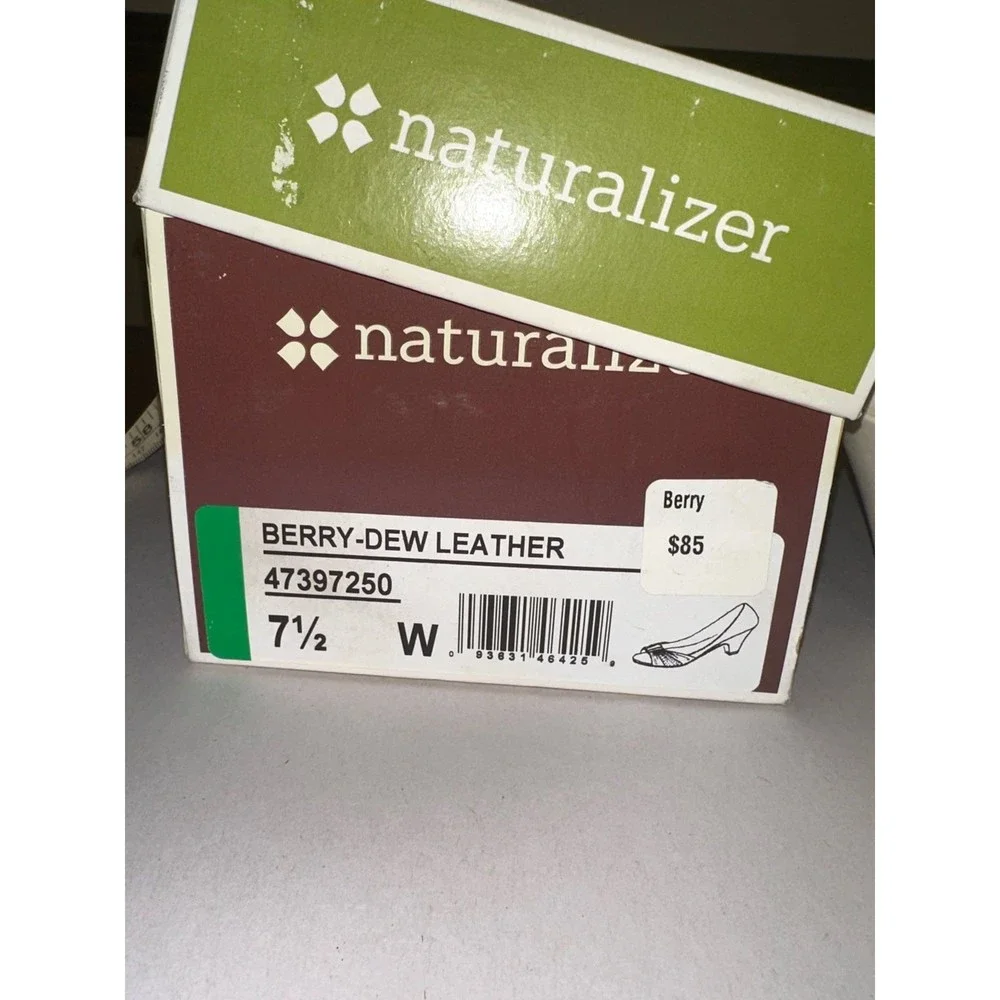 Naturalized berry-dew leather 7.5 NIB - Picture 8 of 8